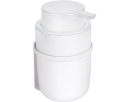 Wenko Zelfklevende wand zeepdispenser - Wit - 250 ml