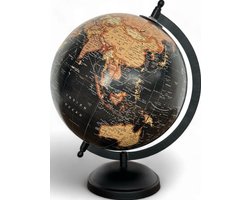 Wereldbol Goudkleurig - 20 x 32 cm
