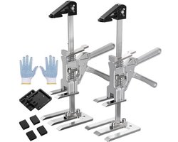 Werkbesparende arm - 2 stuks armhefgereedschap - multifunctionele meubellifter met twee snelheden - armlifter voor de installatie van kasten - deuren - meubels en ramen - tot 400 kg