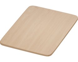 Werkblad BouncyDesk Tafelblad - 70x70 cm - Wildperen - Afgeronde hoeken