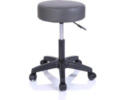 Werkkruk Grijs, rolkruk, werkstoel, krukje