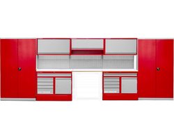 Werkplaatsmeubilair 5,5M met 2 kasten MW Tools PRACO3550KK