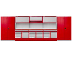 Werkplaatsmeubilair 5,5M met 2 kasten MW Tools PRACO3559KK