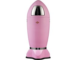Wesco afvalbak Spaceboy, afvalbak, afvalemmer, staalplaat, roze / pink, 35 l, 138631-26