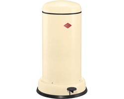 WESCO Baseboy Prullenbak met Soft Close | 20 Liter | Metaal - Amandel | Pedaalemmer