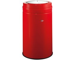 WESCO Big Swing Vuilnisbak | 120 Liter | Metaal - Rood | Prullenbak - Made in Germany