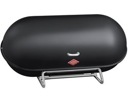 WESCO Breadboy Broodtrommel | 12 Liter | Metaal - Matzwart | Broodbewaardoos - Designed in Germany