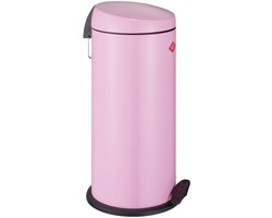 WESCO Capboy Maxi Prullenbak | Pedaalemmer | 22 Liter | Metaal - Roze | Afvalemmer - Made in Germany