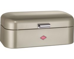 Wesco Grandy Brooddoos - Broodtrommel Wesco - 42x22x17 cm - Nieuw Zilver