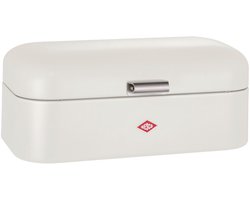 WESCO Grandy Broodtrommel | 10 Liter - Maat L | Metaal - Mat zand | Keukenopslag