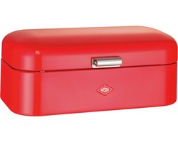 WESCO Grandy Broodtrommel | 10 Liter - Maat L | Metaal - Rood | Keukenopslag