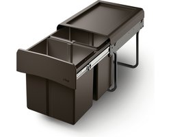 Wesco Inbouw prullenbak - Clap 2/450 2x15 L