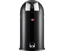 Wesco Kickboy - Prullenbak - 40 Liter Inhoud - Met Pedaal  - Zwart