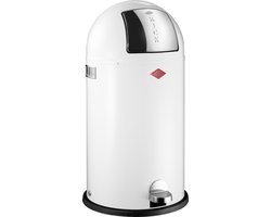 Wesco Kickboy Prullenbak - 40 liter - Wit