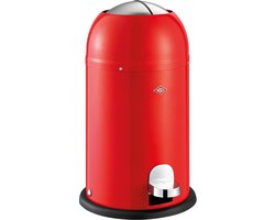 Wesco Kickmaster Junior Prullenbak - Pedaalemmer Wesco - 12 Liter - Rood