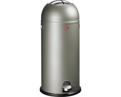 Wesco Kickmaster Maxi Pedaalemmer - 40 liter - Nieuw zilver