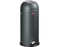 WESCO Kickmaster Maxi Prullenbak | Pedaalemmer | 40 Liter | Metaal - Grafiet | Vuilnisbak - Made in Germany