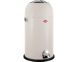 WESCO Kickmaster Prullenbak | Pedaalemmer | 33 Liter | Metaal - Mat zand | Afvalemmer - Made in Germany