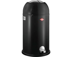 WESCO Kickmaster Prullenbak | Pedaalemmer | 33 Liter | Metaal - Zwart | Afvalemmer - Made in Germany