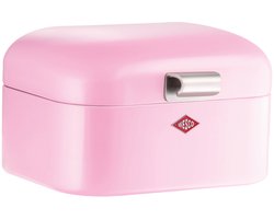 WESCO Mini Grandy Broodtrommel | 2 Liter - Maat S | Metaal - Roze | Brooddoos