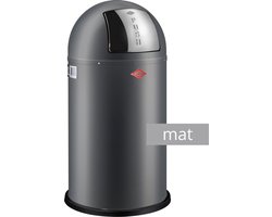 Wesco Pushboy Prullenbak - Afvalbak Wesco - 50 Liter - Mat Grafiet