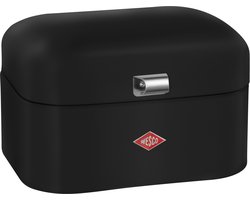 Wesco Single Grandy Brooddoos - Broodtrommel Wesco - 28x22x17 cm - Matzwart