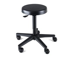 Wesjon - Tabouret PEB3060 Opdik - 1-hendel bediening - zwart - PUR zitting