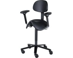 Wesjon Zadelstoel - PEB5150 - met lumbaalondersteuning - PU - eenvoudig te reinigen