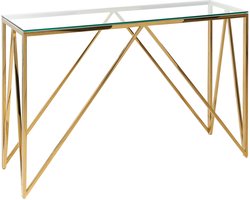 WESO - Consoletafel - Goud - Veiligheidsglas