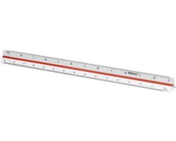 Westcott schaalstok - 30cm - schaal 1:2,5/5/10/20/50/100 - AC-E10164