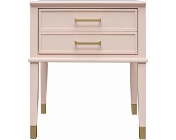 Westerleigh-Endtable - 2-laden - Roze