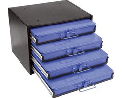 Westfalia Gereedschapkoffer inclusief. 4 opbergdozen zonder inhoud