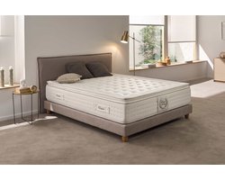 Westin Spring Pocketveren Matras - Hybride Matras - Gel Traagschuim - Wit - 30 cm Dikte - Ergonomisch en Duurzaam