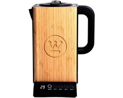 Westinghouse Bamboe Waterkoker - 2200W - 1,7L - Keukenapparatuur - Anti-kalkfilter - Waterketel - Heetwaterdispenser - Waterkoken - Snelkoker