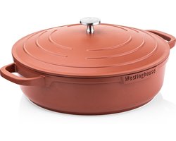 Westinghouse Performance Hapjespan – Ø28 cm – Inclusief Deksel – Inductie Pannenset – Oranje