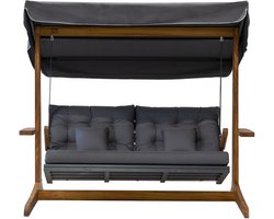 Westmann Houten Verandaschommel Sia 2400 - Antraciet - 120x236x190 cm