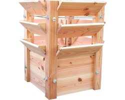 Westmann - WM102410 - Plantenbak - Bloembak - Tuin Hochbeed - 65 x 65 x 73 cm