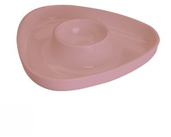 Westmark 6 eierdopjes, driehoekig, stapelbaar, hoogwaardige kunststof, Tri, roze, 207022EP