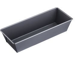 Westmark Bakvorm, ideaal voor driekoningentaart, lengte: 30 cm, met antiaanbaklaag, koudgewalst staal, Back Meister, antraciet, 32862270