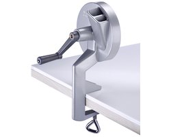 Westmark Bonensnijder met 2 snijopeningen, tafelmontage, roestvrij staal/aluminium, zilver, 11822260