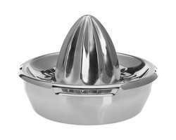 Westmark Citruspers met sapreservoir, diameter: 13,8 cm, inhoud: 350 ml, roestvrij staal, zilver, 30942260