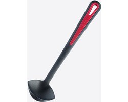 Westmark Gallant sauslepel uit kunststof zwart en rood 29x7.9x6cm