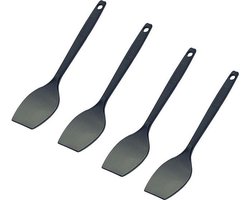 Westmark Gourmetspatels/minispatels, 4 stuks, lengte: 16,6 cm, kunststof, Gourmetta, zwart, 20452270