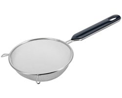 Westmark Huishoudzeef, Traditionell, ø 10 cm, roestvrij staal/kunststof, zilver/zwart, 12822270