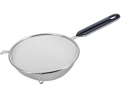 Westmark Huishoudzeef, Traditionell, ø 16 cm, roestvrij staal/kunststof, zilver/zwart, 12832270