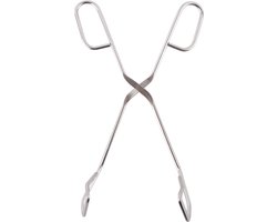 Westmark Keuken- en serveertang, grilltang, roestvrij staal, lengte: 21,5 cm, zilver, 12702270