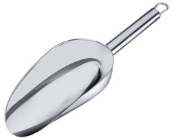 Westmark Keukenhulp voedsel doseer schep - rvs - 100 ml - 23 x 7 cm - opstaande rand