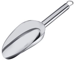 Westmark Keukenhulp voedsel doseer schep - rvs - 50 ml - 21 x 5.5 cm - opstaande rand