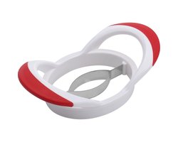 Westmark Mangosnijder, 20 x 10,5 x 6,5 cm, roestvrij staal/kunststof, wit/rood/zilver, 51642270