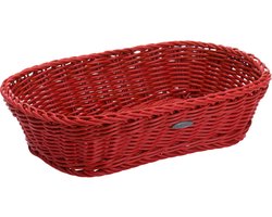 Westmark multifunctionele mand, geschikt voor hotel en catering, vierkant, ca. 26,5 x 19 x 7 cm, synthetische vezel, Saleen-editie, Coolorista, robijnrood, 02036179101